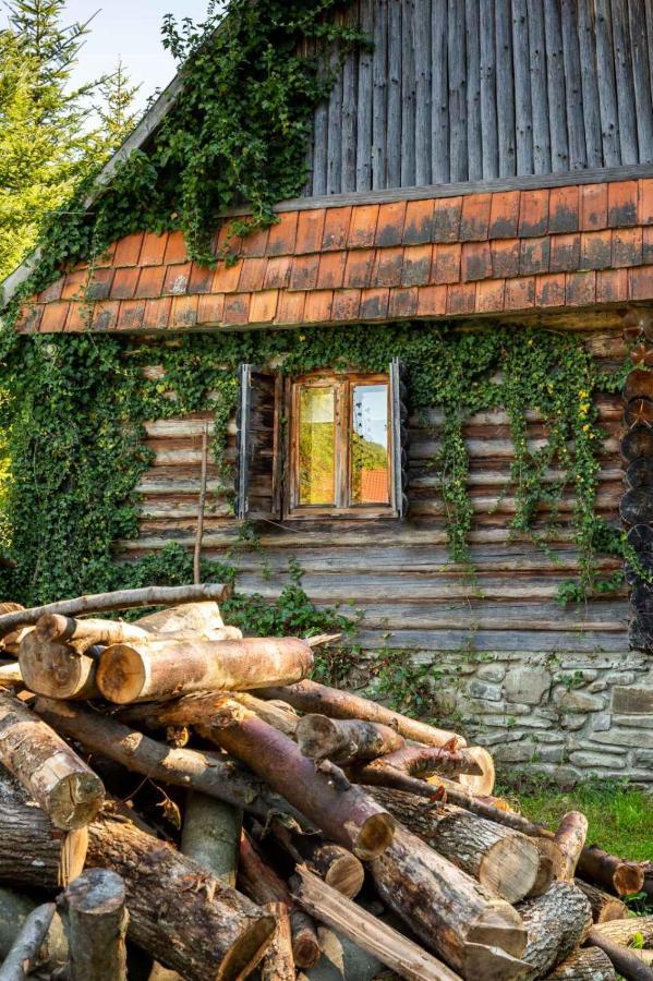 Хатина Біля Потока Villa ลุมชอเร ภายนอก รูปภาพ